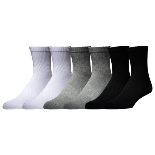 

LCKR Mens LCKR 6 Pack Basic Quarter Socks - Mens Multi Size L