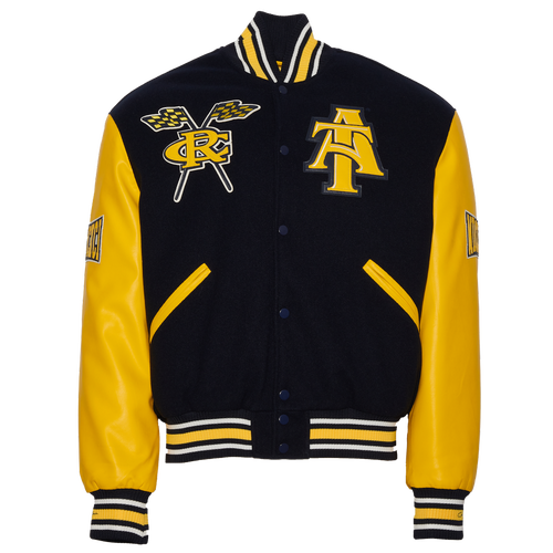 

Campus Remix Mens Campus Remix North Carolina A&T State University Jacket - Mens Blue/Yellow Size L