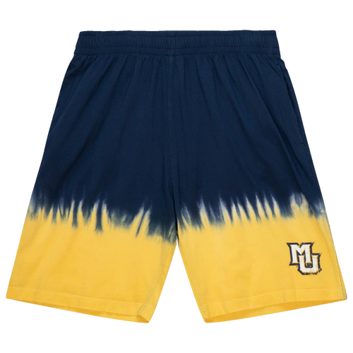 

Mitchell & Ness Mens Marquette Golden Eagles Mitchell & Ness Marquette Tie Dye Shorts - Mens Navy/Grey Size XXL