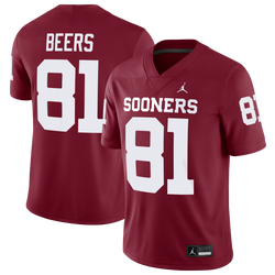 Men's - Jordan Oklahoma Home Game Jersey - Team Crimson