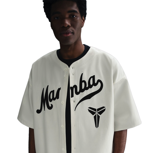 MENS - Nike Kobe Baseball Top - White/Black