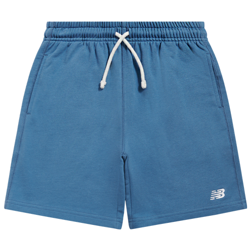 New Balance French Terry Fleece Short - New Balance White/Blue