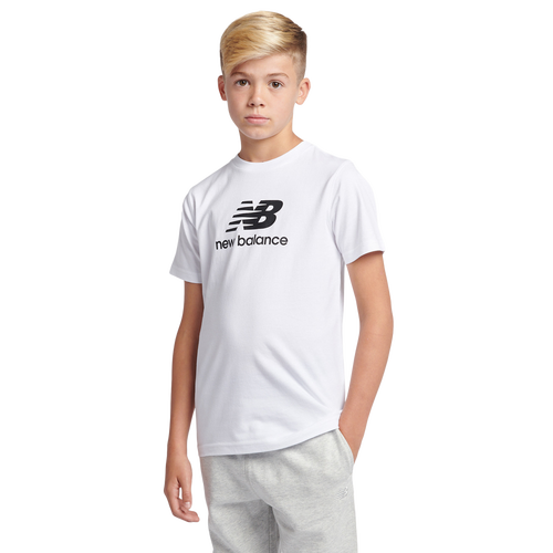 BOYS - New Balance Graphic T-Shirt - Black/White