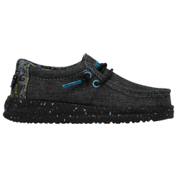 Boys' Toddler - HEYDUDE Wally Chambray Wave Ride - Black/Multi