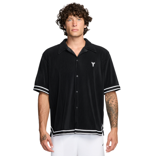Nike Pleated S/S Top - Nike Black/White