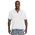 Nike Pleated S/S Top - Men's White/Black