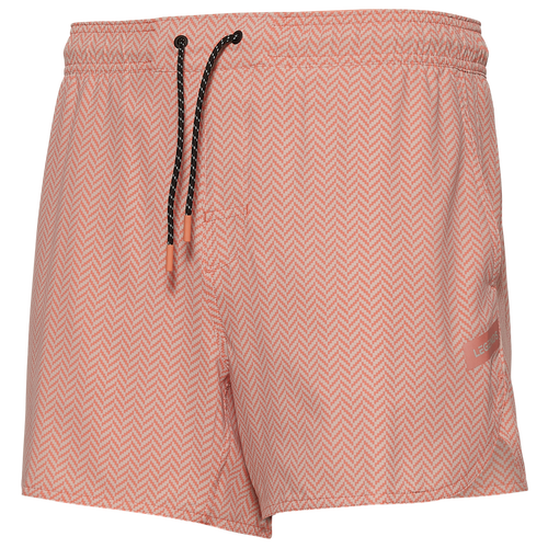 

Legends Mens Legends Luka 5" Lined Shorts - Mens Coral/Micro Herringbone Size M