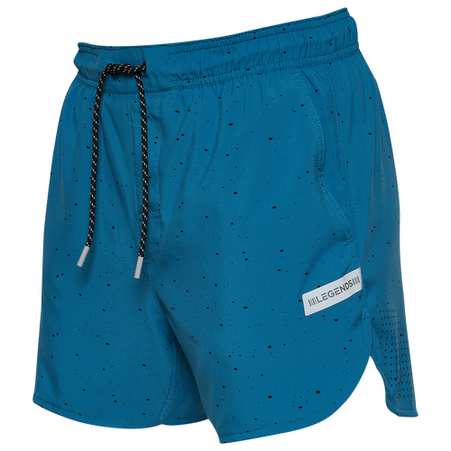 

Legends Mens Legends Luka 5" Lined Shorts - Mens Black/Ink Blue Spatter Size S