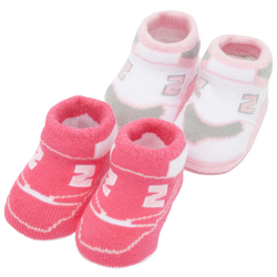 Girls' Infant - New Balance Classics 2 Pack Bootie Set - Lilac Sachet