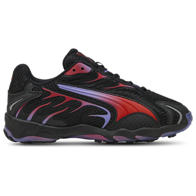 Grade School PUMA Inhale - BLACK/RED