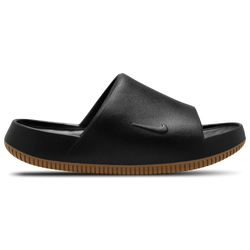 Men's - Nike Calm Slides 2.0 - Medium Gum Brown/Black/Black