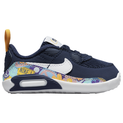 Girls' Infant - Nike Max 90 Crib SE - Navy/White