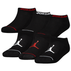 Girls' Grade School - Jordan Legend No Show 6 Pack Socks - Black/Black