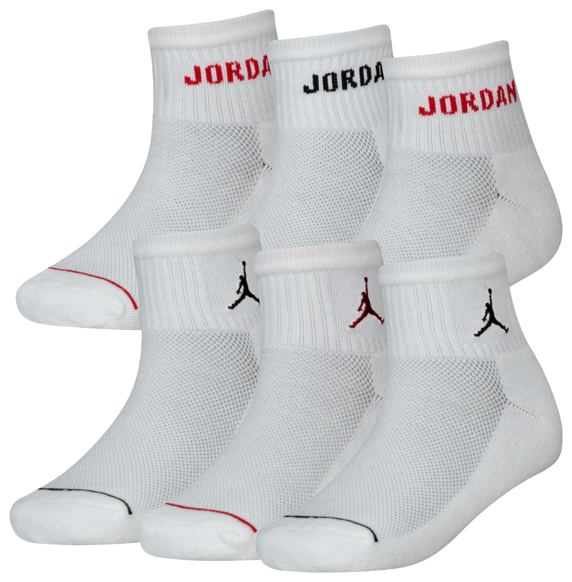 blue and white jordan socks