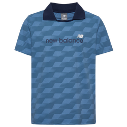 Boys' Grade School - New Balance AOP Soccer Jersey - Blue/Blue