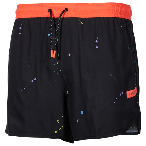 

Legends Mens Legends Luka 5" Lined Shorts - Mens Space Drip/Solar Burst Heather Size L