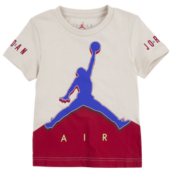 Boys' Toddler - Jordan Jumpman Wild Utility T-Shirt - Pearl White/Black