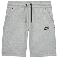 Boys' Grade School - Nike NSW Tech Fleece Short - Gray/Gray