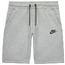 Nike NSW Tech Fleece Shorts - Boys' Grade School Gray/Gray/Black