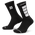 Jordan Everyday Poly Crew Socks 1 Pair - Adult Cat Scratch Black/White