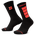 Jordan Everyday Poly Crew Socks 1 Pair - Adult Cat Scratch Black/Infrared 23