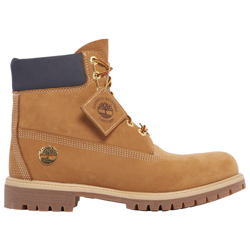 Shop Timberland Mens  6" Premium Mc Hip Hop Boots In Wheat/navy