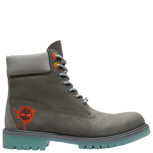 Shop Timberland Mens  6" Premium Graphic Hip Hop Boots In Multi/grey
