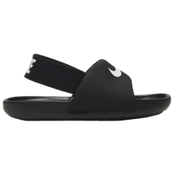 Girls' Toddler - Nike Kawa Slides - White/Black