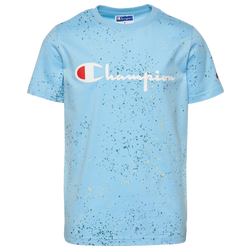 Girls' Grade School - Champion Paint Splatter T-Shirt - Blue/Multicolor
