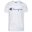 Champion Paint Splatter T-Shirt - Boys' Grade School White/Multicolor