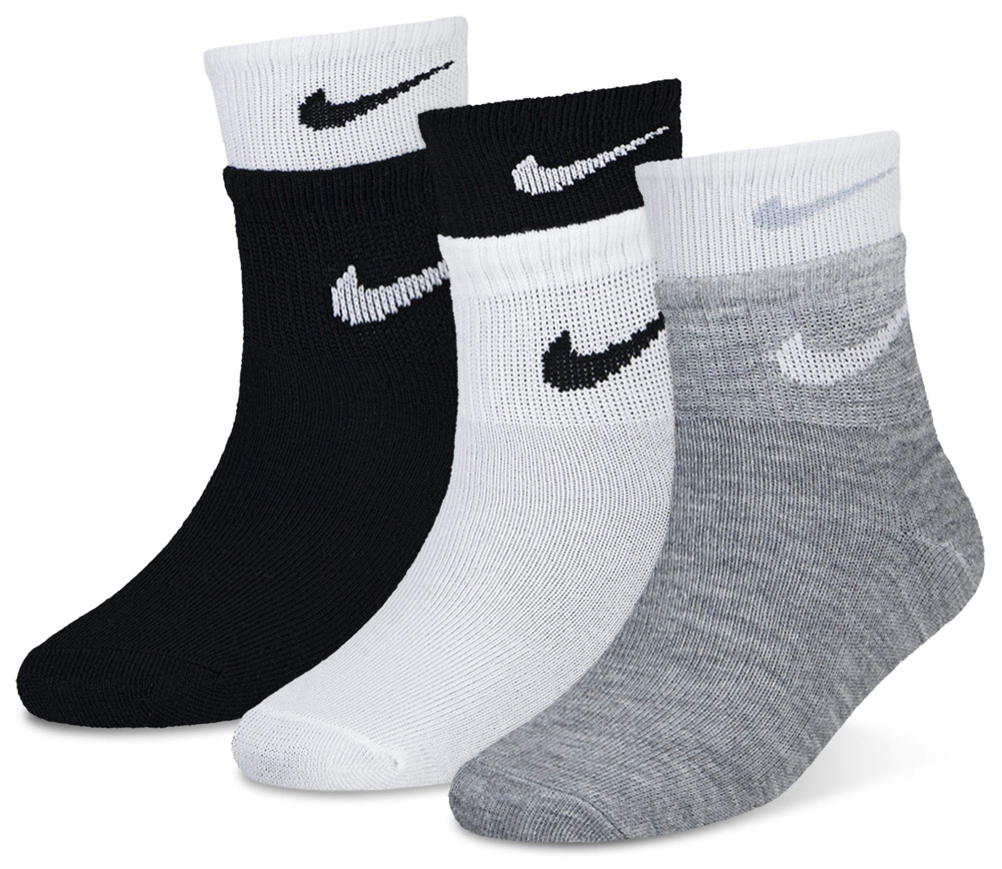 Nike Double Welt Ankle Sock 3 Pack - Girls' Preschool