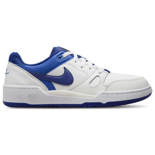 

Nike Mens Nike Full Force Low - Mens Basketball Shoes White/Blue/Blue Size 12.5