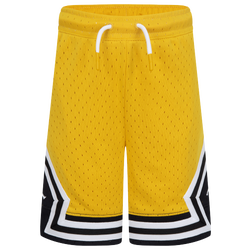 Boys' Preschool - Jordan Air Diamond Shorts - Yellow/Black