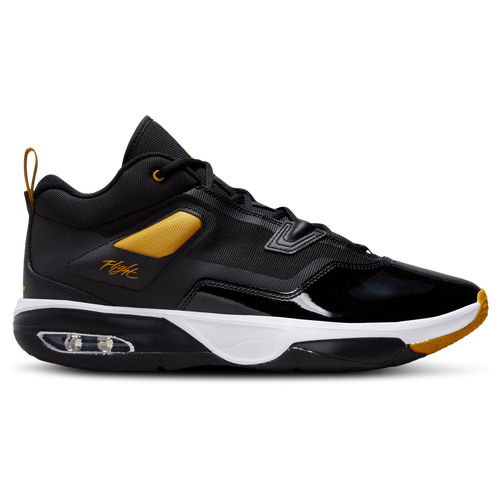 

Jordan Mens Jordan Stay Loyal 3 - Mens Basketball Shoes Black/Yellow Ochre/White Size 14.0