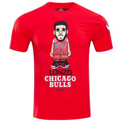 Men's - Pro Standard Chicago Ball Avatar T-Shirt - Red/Red