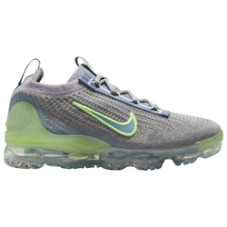 Boys' Grade School - Nike Vapormax 21 - Grey/Grey