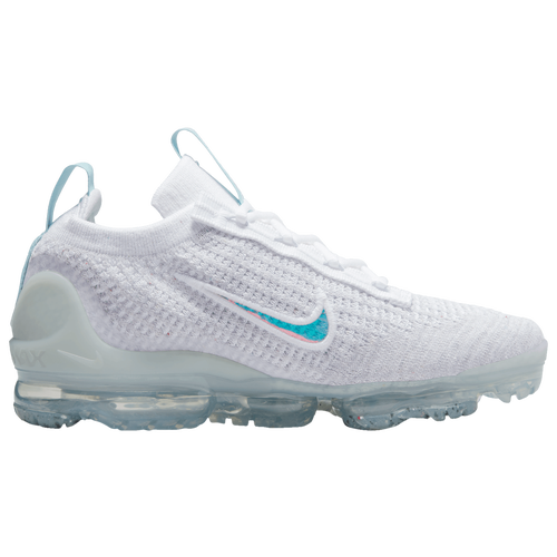 

Nike Girls Nike Air Vapormax 2021 FK - Girls' Grade School Running Shoes White/Clear/Aura Size 5.5