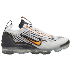 Girls' Grade School - Nike Air Vapormax 2021 - White/Kumquat/Anthracite