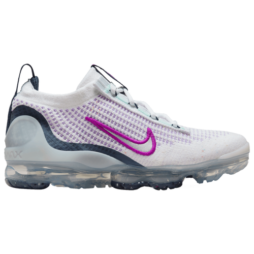 

Nike Boys Nike Air VaporMax 2021 Flyknit - Boys' Grade School Basketball Shoes White/Silver Size 03.5