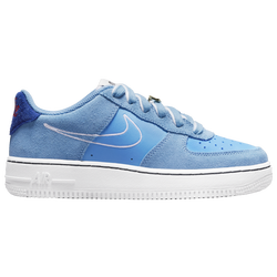 Boys' Grade School - Nike Air Force 1 LV8 S50 - University Blue/White/Deep Royal