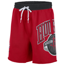 Men's - Nike Rockets Courtside 75 Fleece Shorts - Red/Black