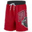 Nike Rockets Courtside 75 Fleece Shorts - Men's Red/Black