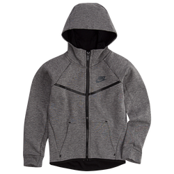 Boys' Preschool - Nike Tech Fleece Full-Zip Hoodie - Grey/Grey
