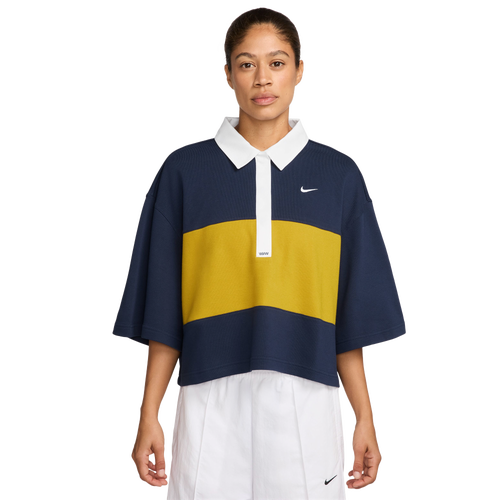  - Nike NSW Street Polo - Navy /Yellow