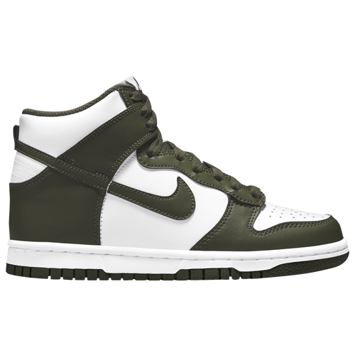 BOYS - Nike Dunk High - White/Cargo Khaki
