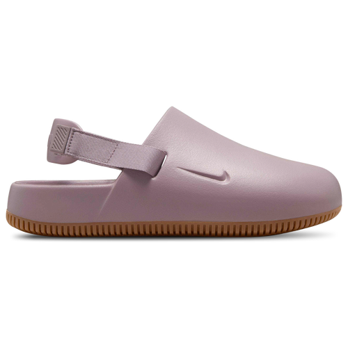 WOMENS - Nike Calm Mule SE - Light Violet Ore/Game Brown