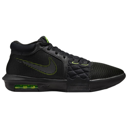 Men's - Nike LeBron Witness VIII - Black/Volt White