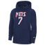 Nike Nets Essential Name & Number Pullover Hoodie - Men's Blue/Red