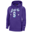 Nike Lakers Essential Name & Number Pullover Hoodie - Men's Purple/White