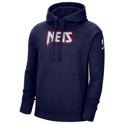 

Nike Mens Brooklyn Nets Nike Nets Essential NBA Pullover Hoodie - Mens Blue/White Size XXL